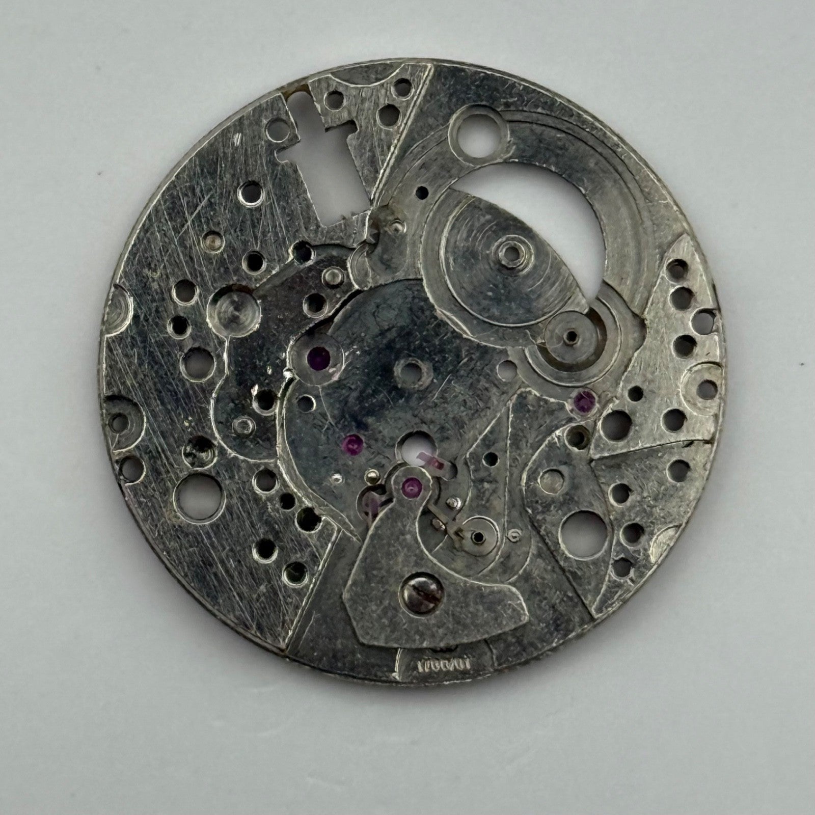 AS 1700/01 Watch Movement Main Plate Manual Wind Vintage Swiss Parts 25.9mm