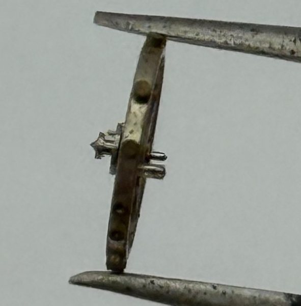 FHF 75 Balance Wheel Complete And Spring 5 1/4''' 203 M Watch Movement Parts NOS