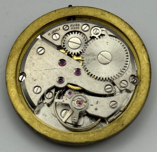 FHF 72 Watch Movement Mappin Manual Wind Vintage Swiss Parts Repair 31.6mm