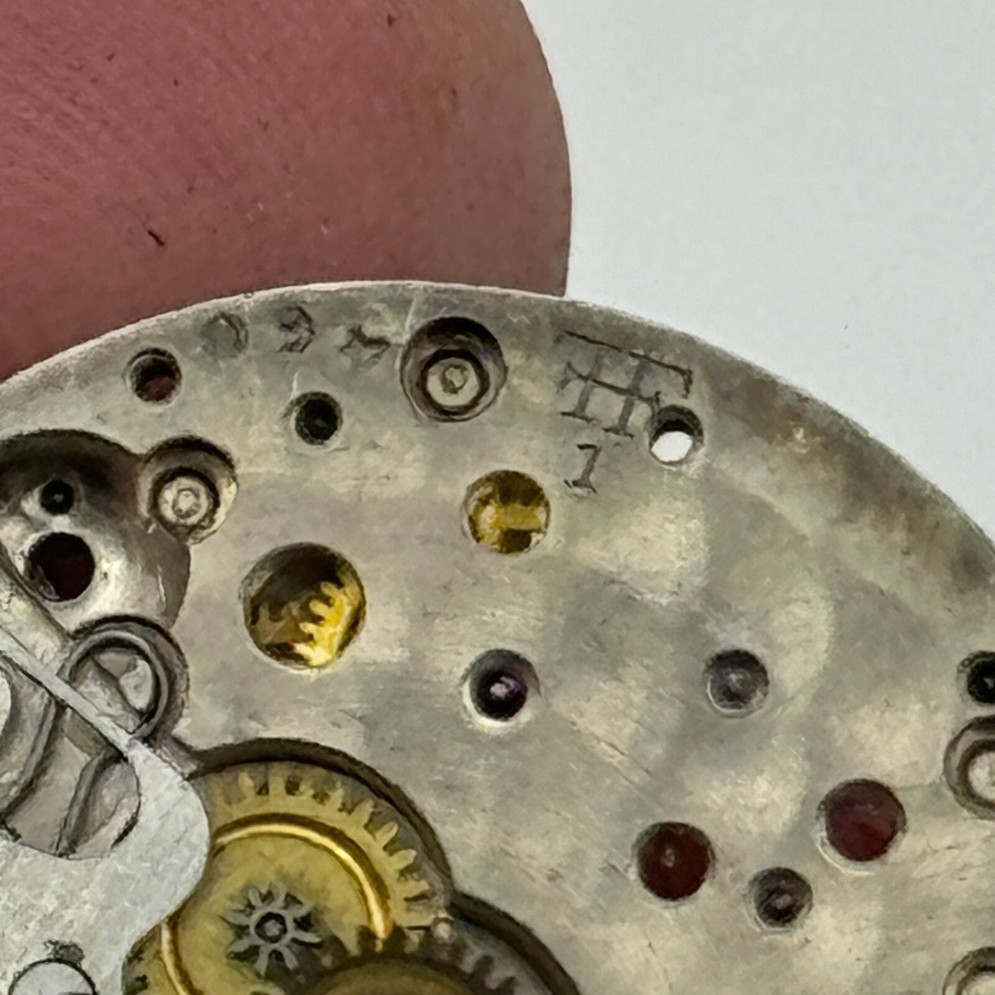 23.6mm FHF 1 Manual Wind 15 Jewels Watch Movement Swiss Vintage PARTS REPAIR