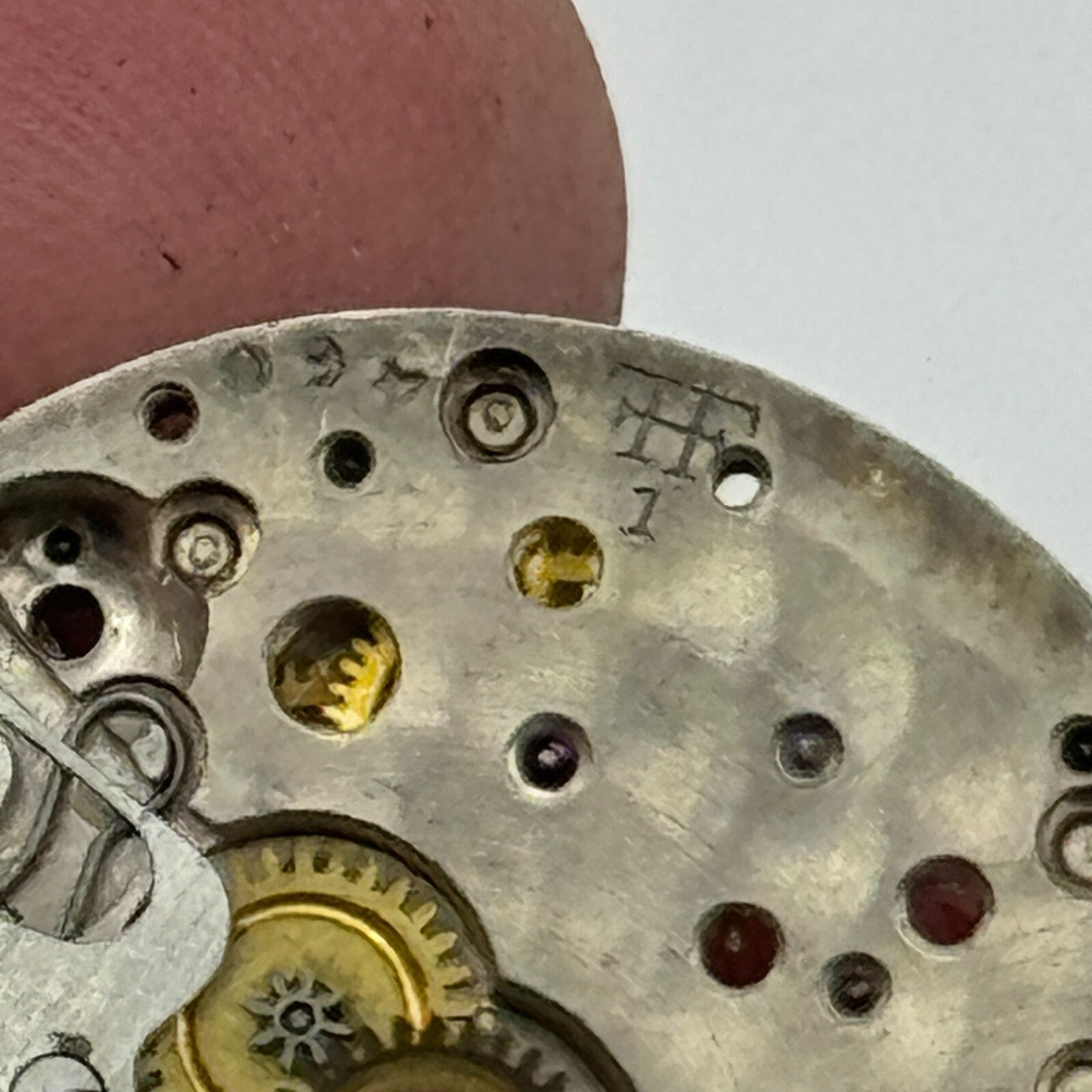 23.6mm FHF 1 Manual Wind 15 Jewels Watch Movement Swiss Vintage PARTS REPAIR