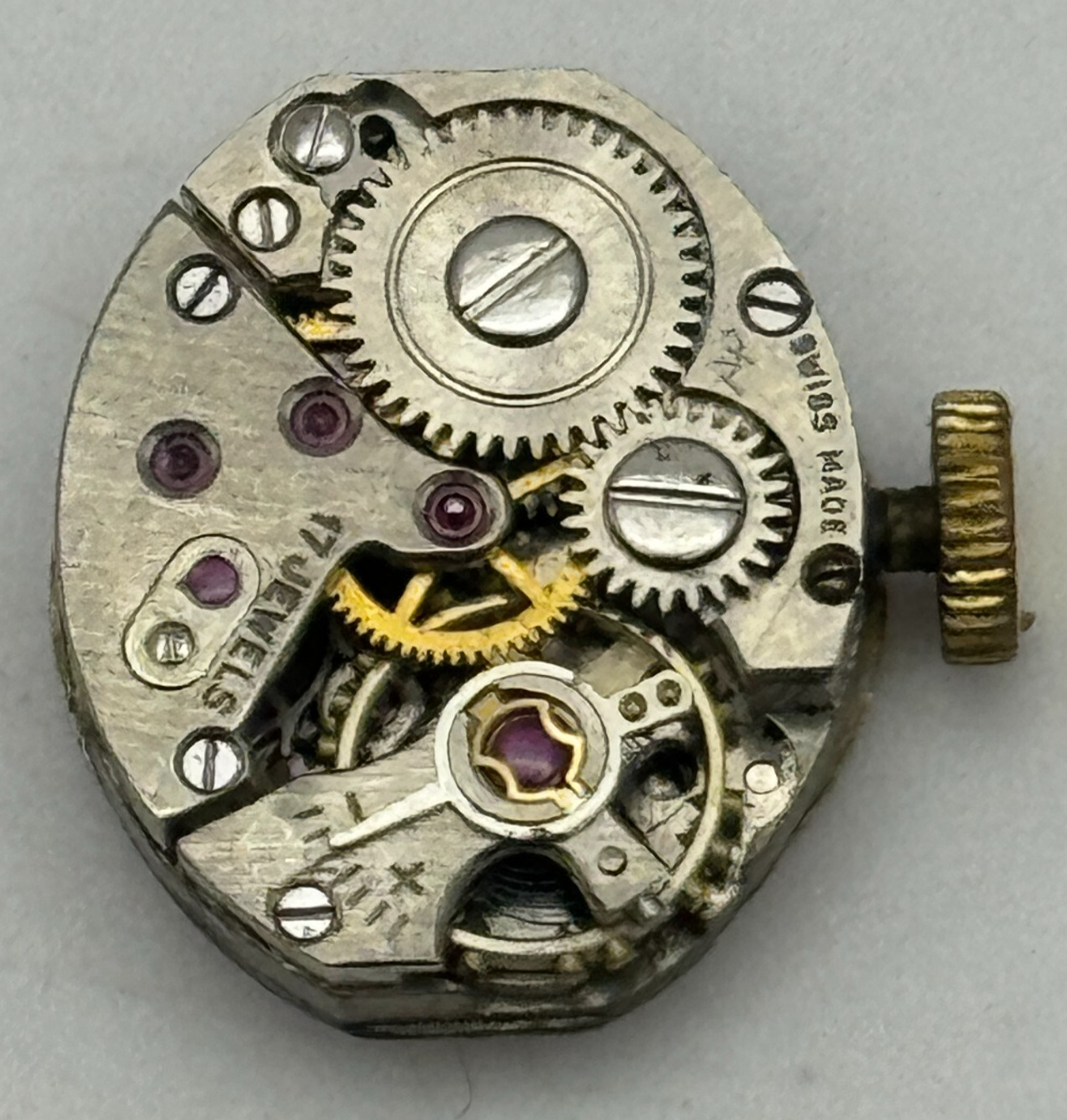 12.9mm Ladies AS 1012 A Schild Manual Wind Watch Movement Swiss Vintage PARTS