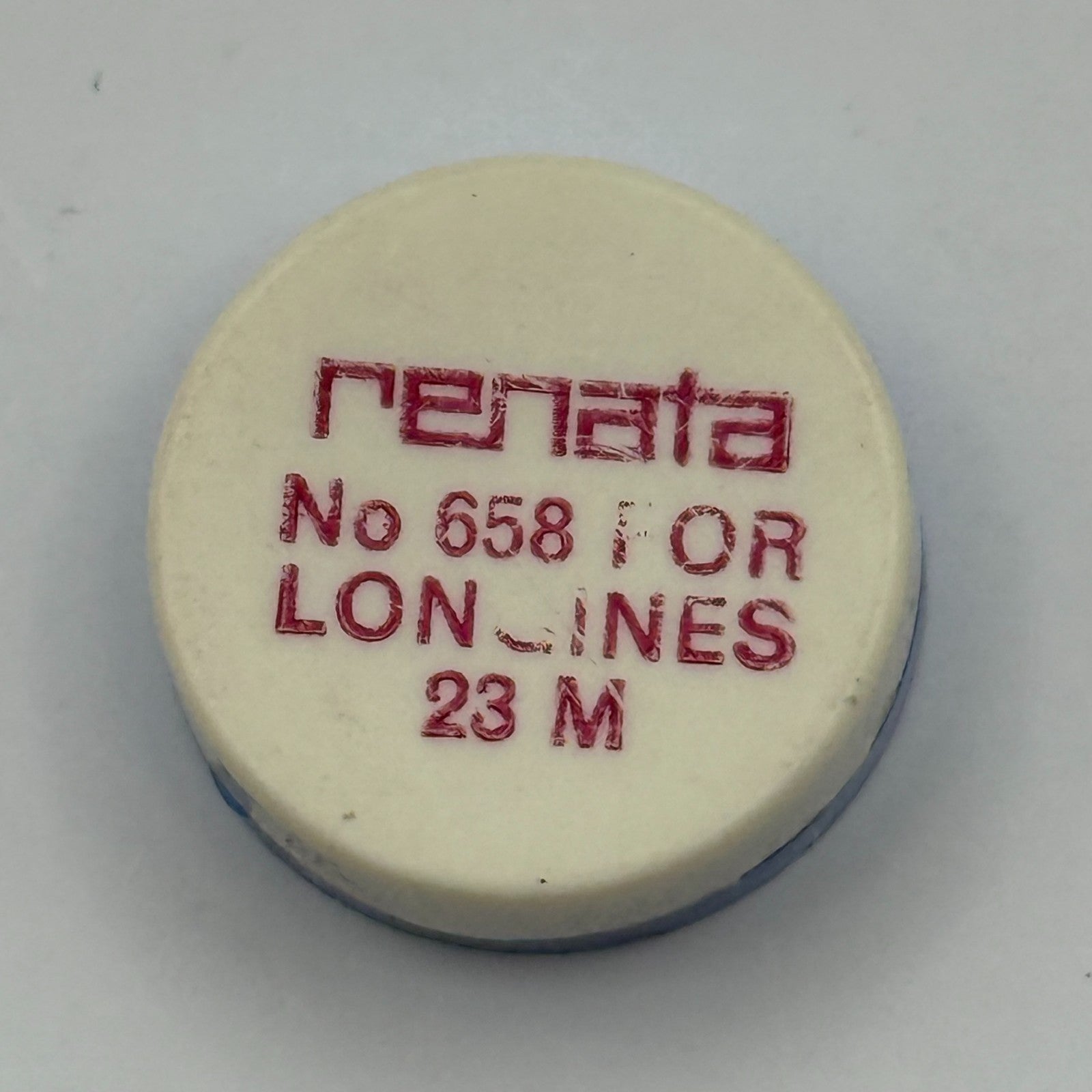 Longines 23M Balance Wheel Complete And Spring 658 Watch Movement Parts NOS 