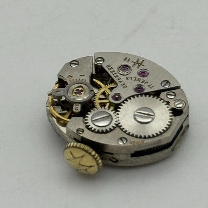 13mm Ladies Hamilton Cal 16 Swiss Manual Wind Vintage Watch Movement PARTS
