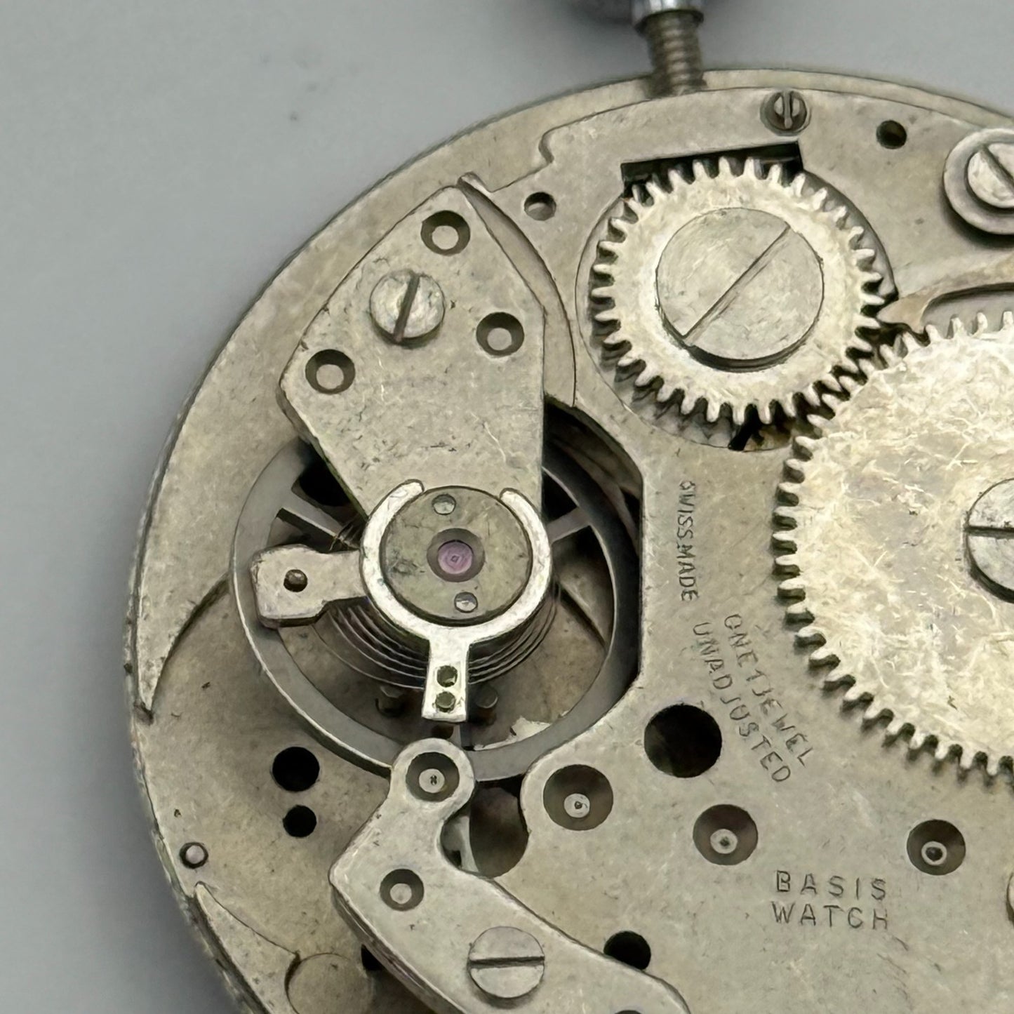 BFG 866 Watch Movement Envoy Manual Wind Vintage Swiss Parts Repair 26.2mm