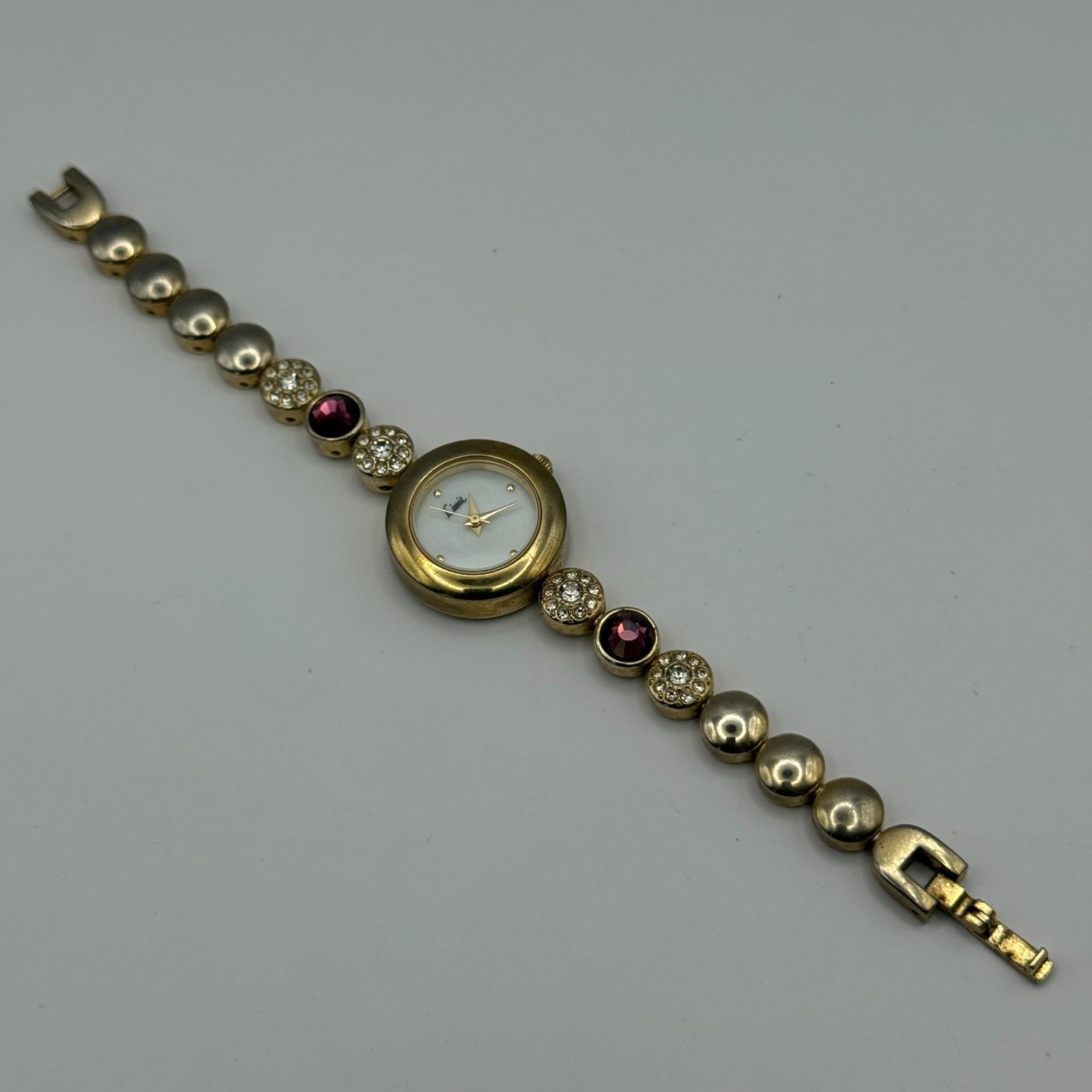 Limit Ladies Quartz Watch Mother of Pearl Dial Crystal Accent Working 22mm