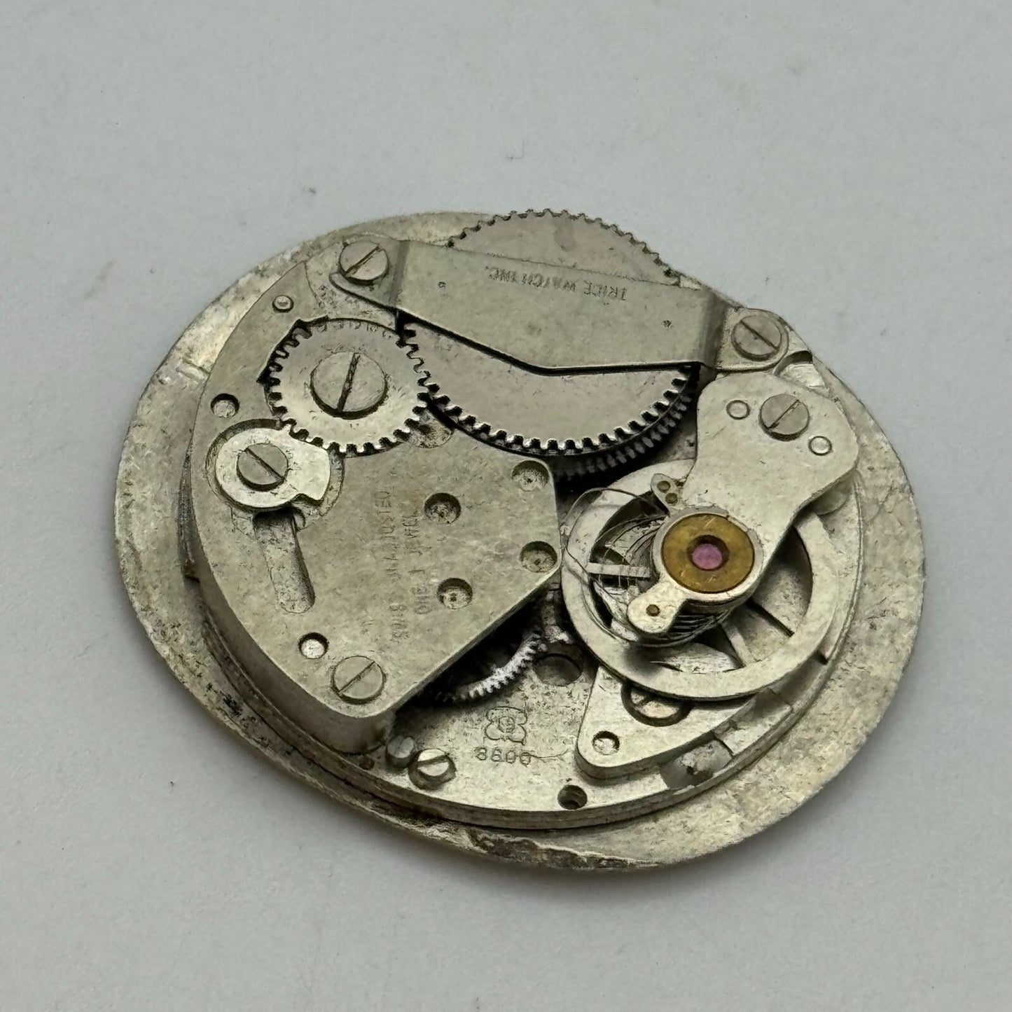 27mm Mens Trafalgar EB 8800 Manual Wind 1 Jewel Watch Movement PARTS REPAIR