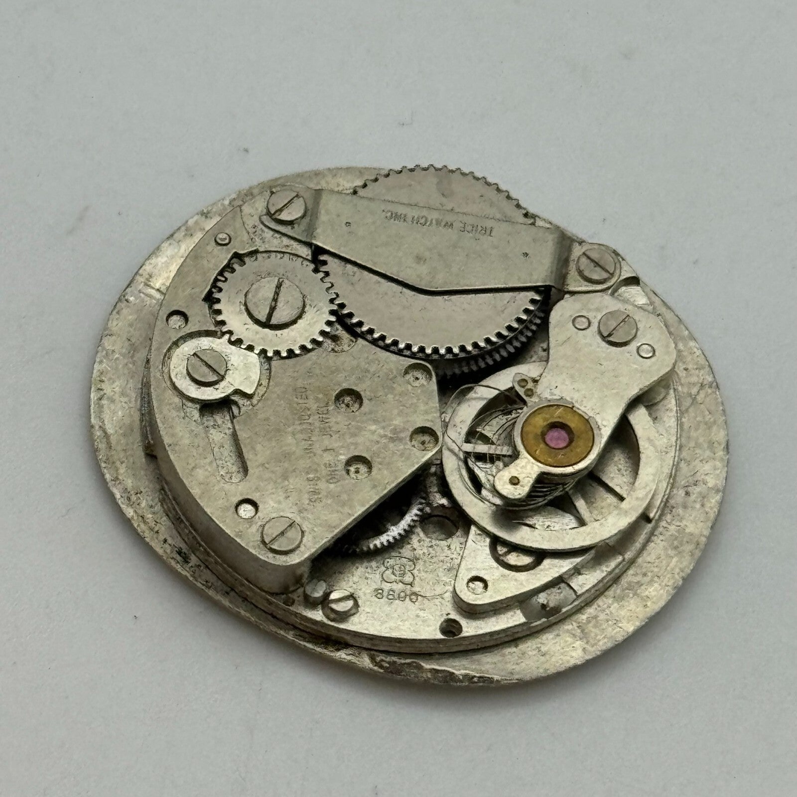 27mm Mens Trafalgar EB 8800 Manual Wind 1 Jewel Watch Movement PARTS REPAIR