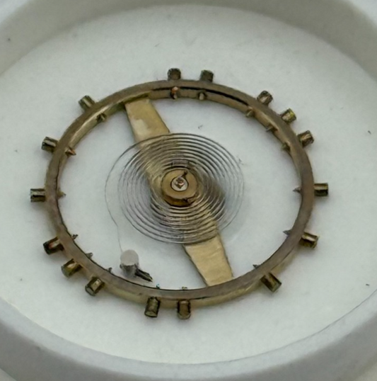 AS 1525 1526 Balance Wheel Complete And Spring  953 M Watch Movement Parts NOS