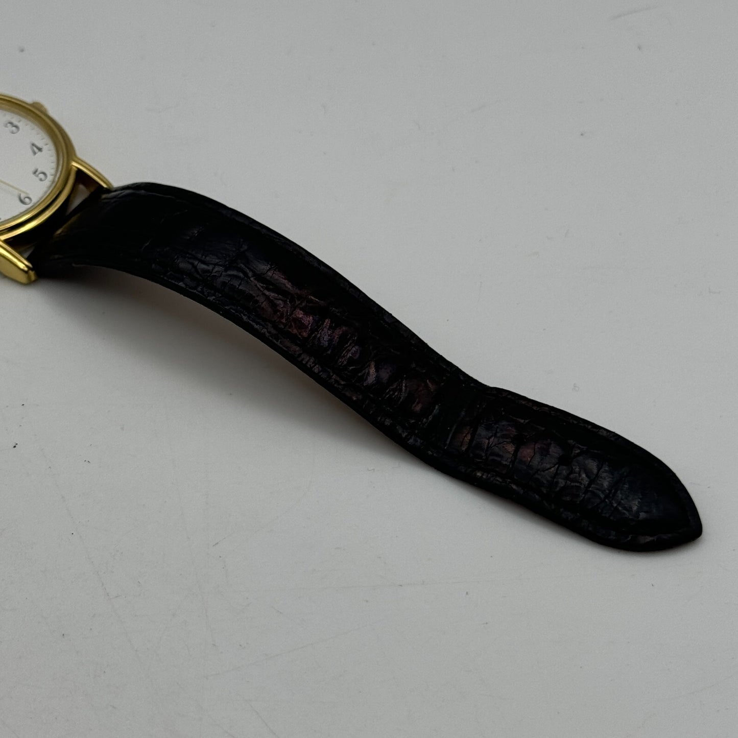 33mm Working Citizen 6031-S018161 White Dial Quartz Watch New Battery 9 Inches