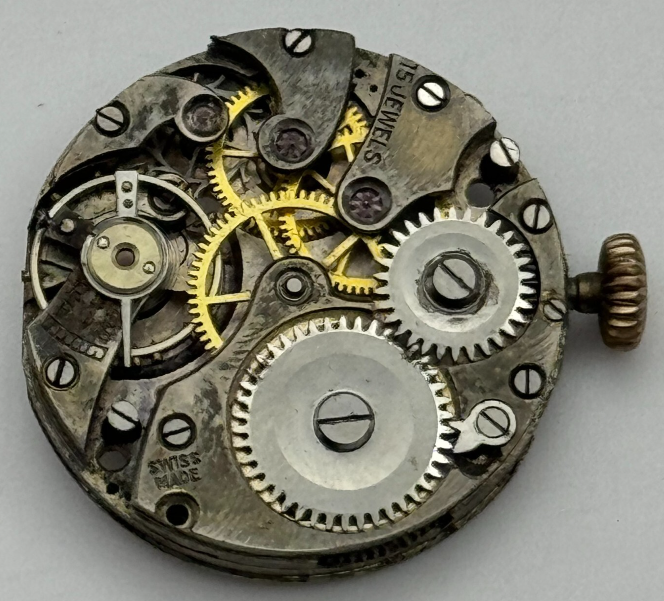 23.5mm AS A Schild Balance Intact Trench Watch Movement Manual Wind Swiss PARTS