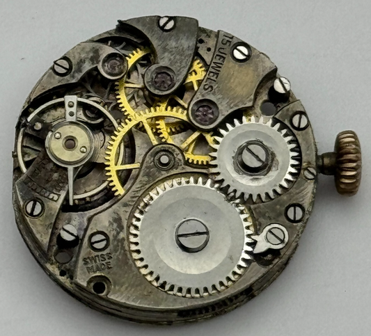 23.5mm AS A Schild Balance Intact Trench Watch Movement Manual Wind Swiss PARTS