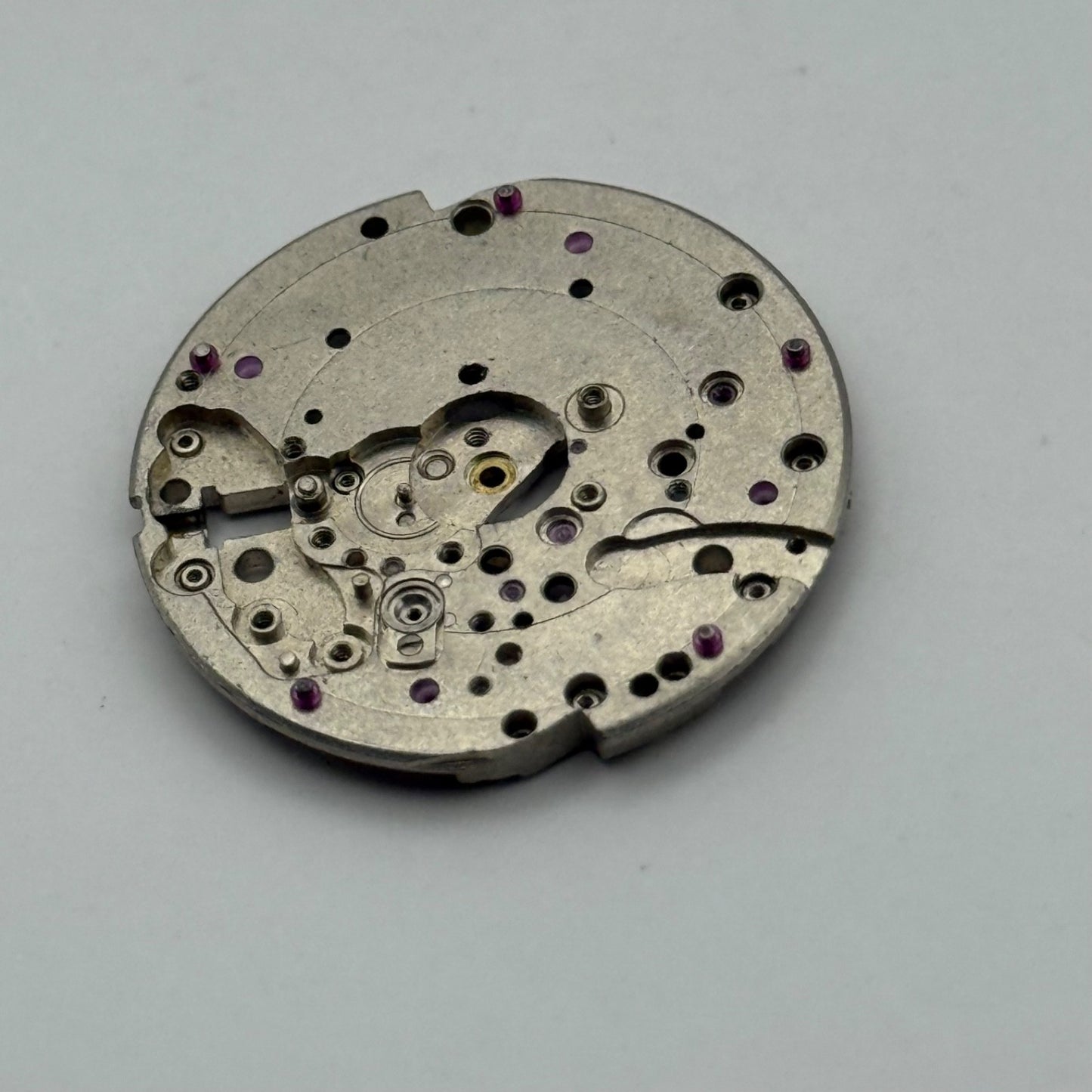 Slava 2428 Soviet Watch Movement Main Plate Manual Wind Vintage Parts 24.9mm