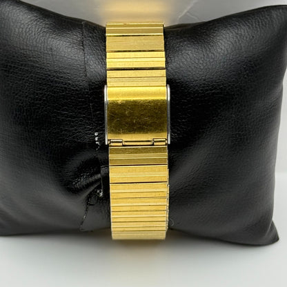 Seiko Ladies Quartz Watch Date Dial Gold Tone Bracelet Japan 25mm PARTS REPAIR