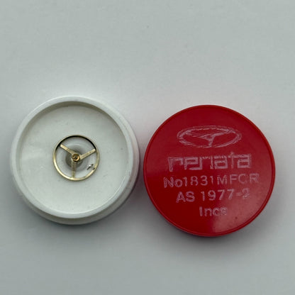 AS 1977-2 Balance Wheel Complete And Spring  1831 M Watch Movement Parts NOS