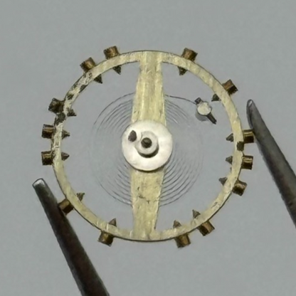 AS 970 Balance Wheel Complete And Spring 8¾''' 27 M Watch Movement Parts NOS