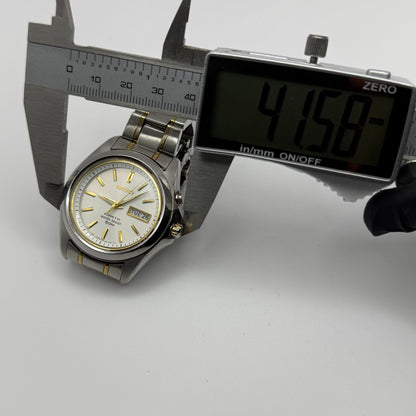 Seiko Kinetic 50M Men's Quartz Watch 5M63 - 0AC0 Date Dial 41mm PARTS REPAIR