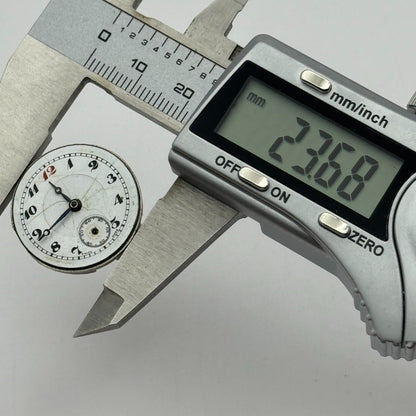 23.6mm Mens Sunbeam Balance Ok Trench Watch Movement Manual Wind Swiss PARTS