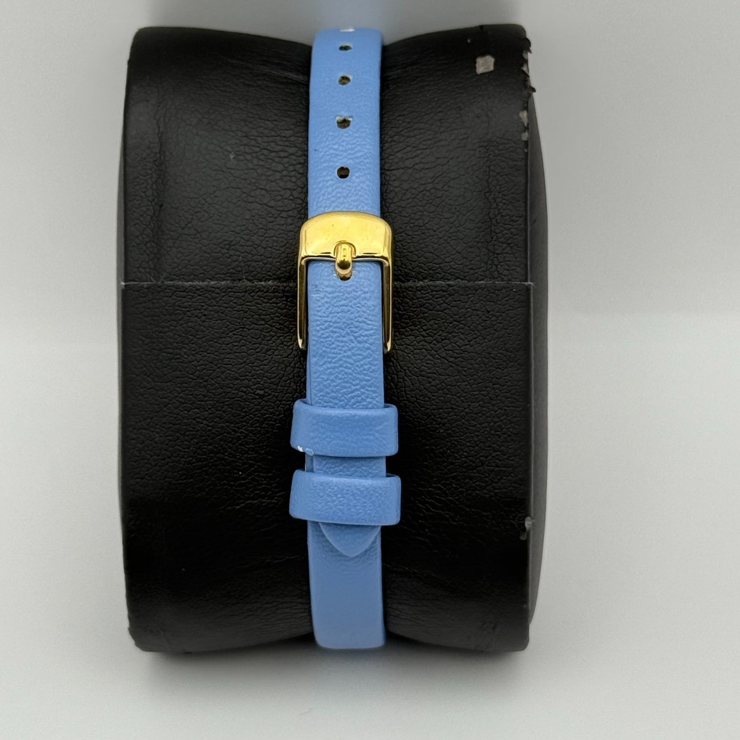 Limit Ladies Quartz Watch Gold Tone Blue Strap Working 25mm New Battery