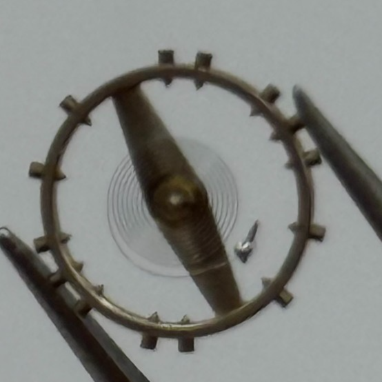 ETA 2512 Balance Wheel Complete And Spring 1112 M Watch Movement Parts NOS