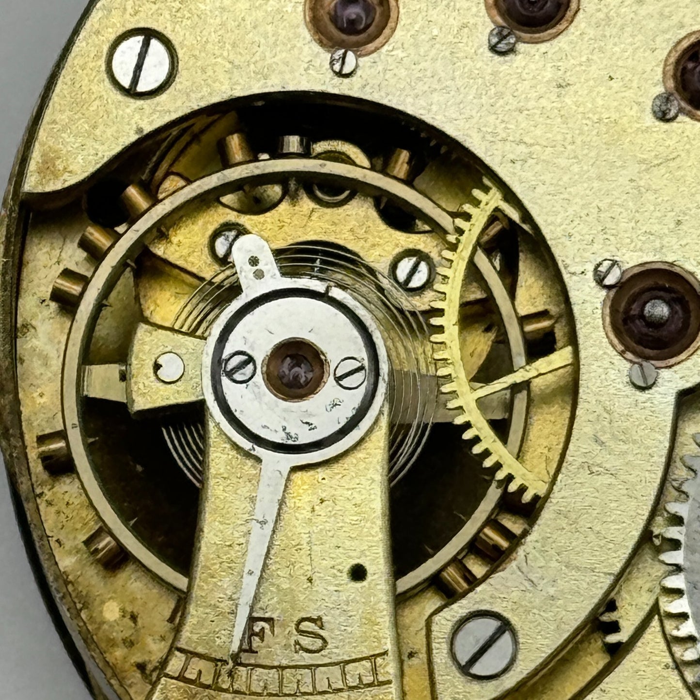 43mm Antique State US PAT.24MAY-1904 Swiss Hunter Pocket Watch Movement PARTS