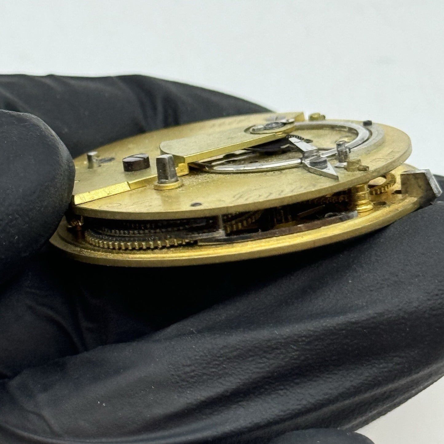 41.6mm Jones Strand Fusee Chain Present Pocket Watch Movement FOR PARTS