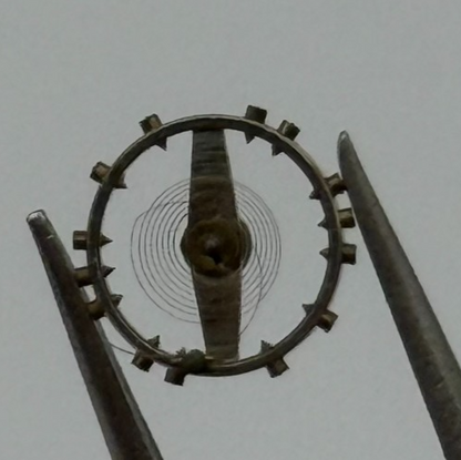AM 115 Balance Wheel Complete And Spring 5 1/4’’’ Renata Watch Movement Parts