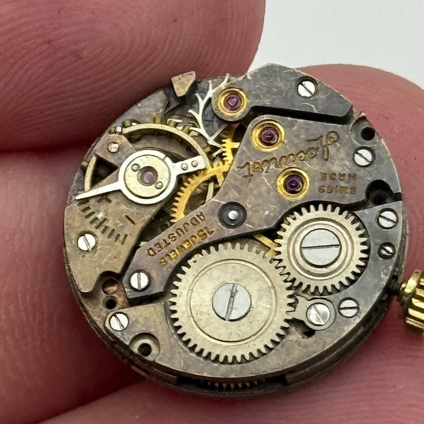 19.7mm Ladies Accurist AS 970 A Schild Manual Wind Swiss Watch Movement PARTS