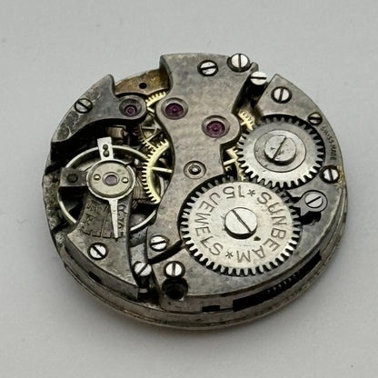 23.6mm Mens Sunbeam Balance Ok Trench Watch Movement Manual Wind Swiss PARTS