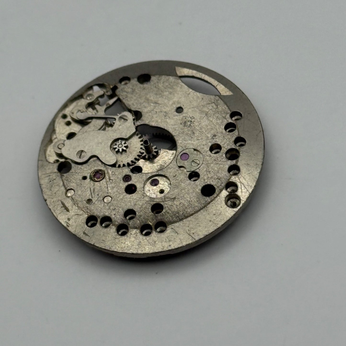 ST 1696 Watch Movement Manual Wind Vintage Incomplete Swiss Parts Repair 25.8mm