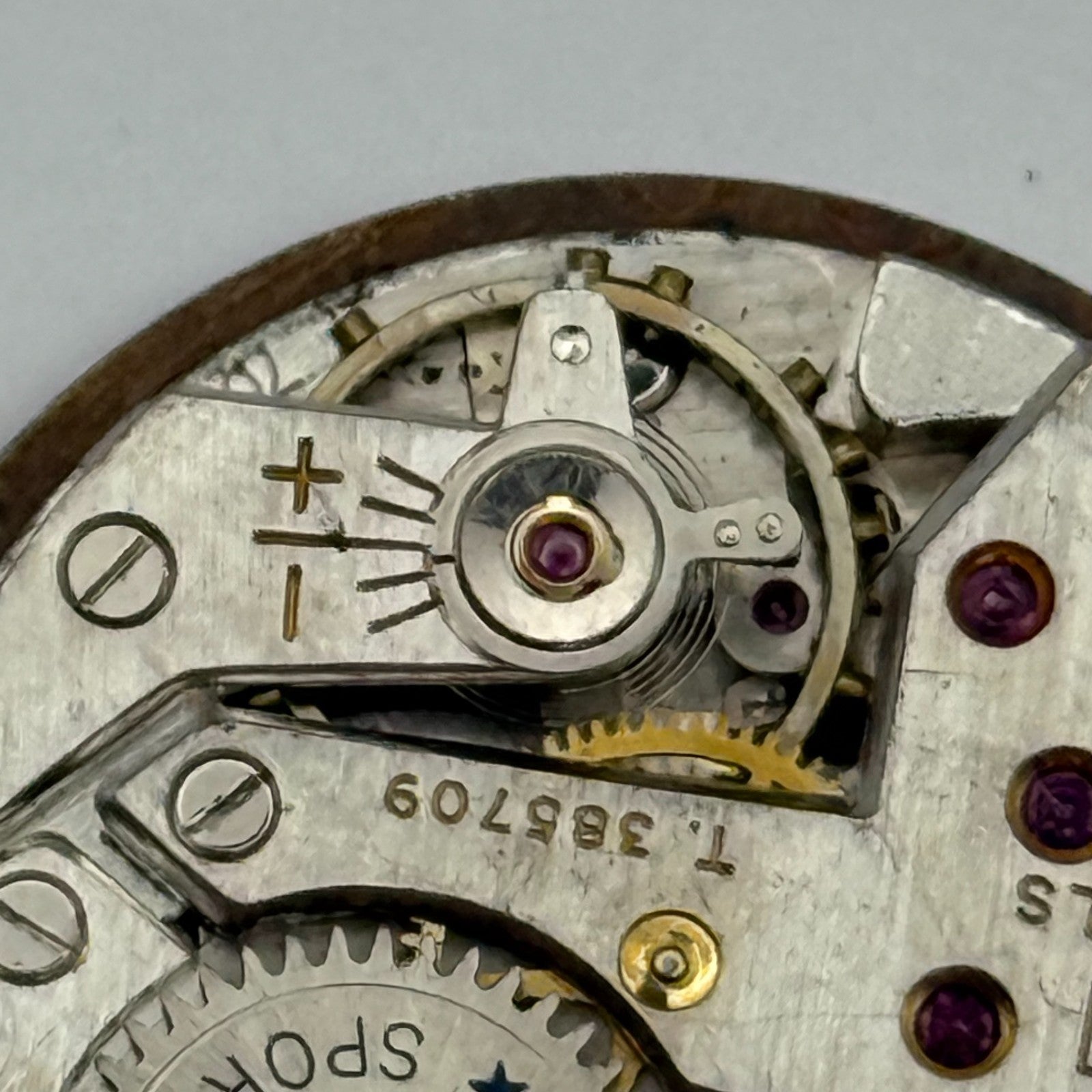 FHF 70 Rone Sportsmans 1046 Watch Movement Manual Wind Vintage Parts 23.5mm