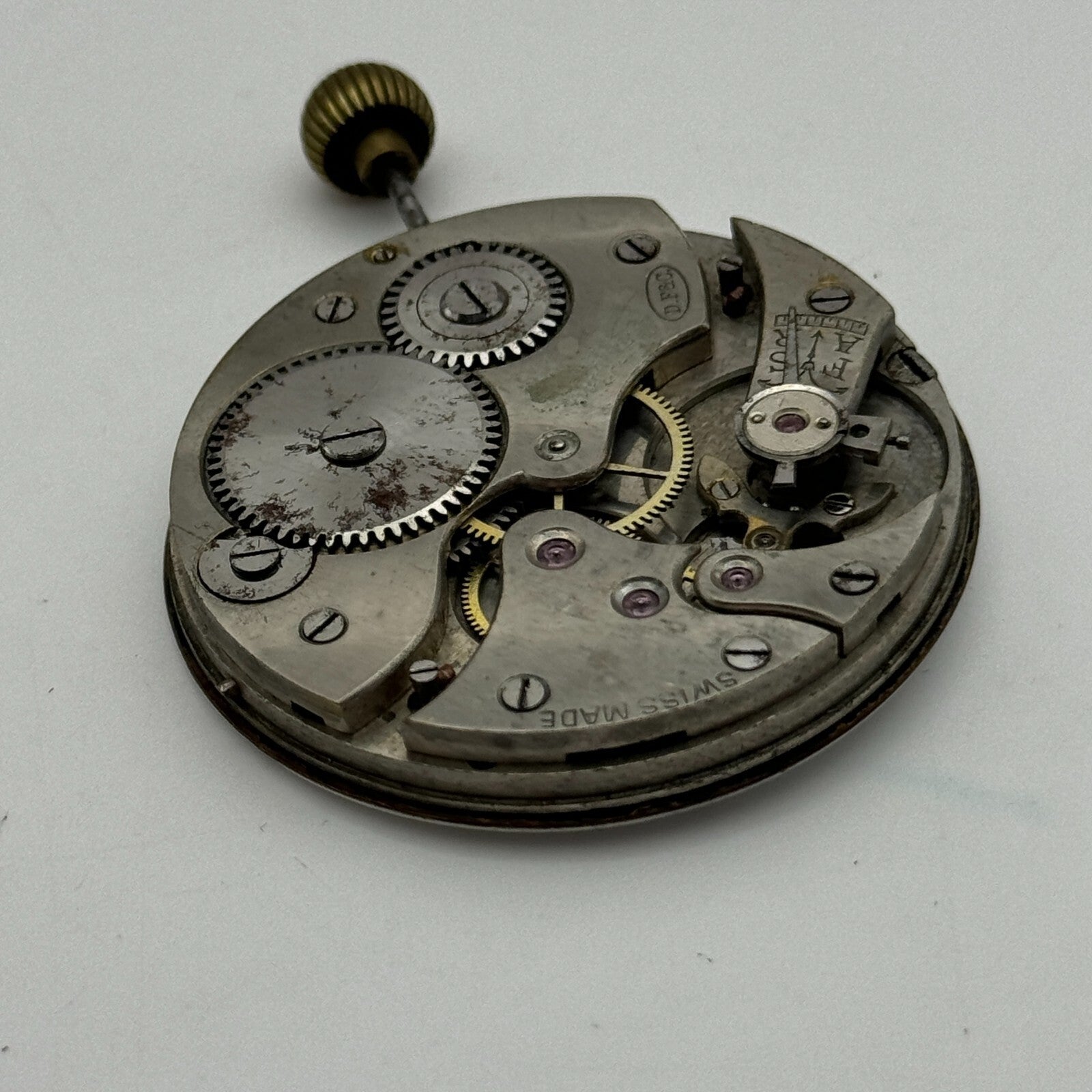 42.9mm Open Face E Grimes & Co Dimier Freres & Cie DF&C Pocket Watch Movement