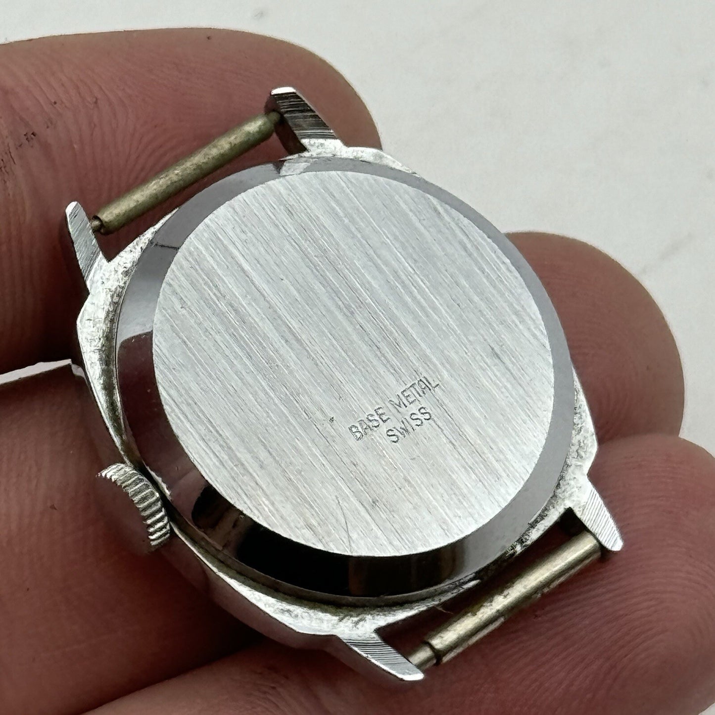 26mm Ladies Manual Wind Glynford Basis Red DialSwiss Watch FOR PARTS TO RESTORE