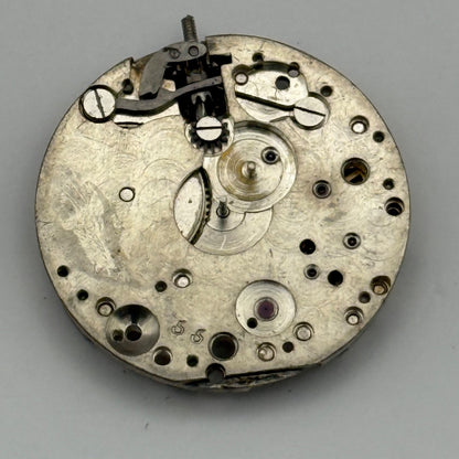 Rolex Genex Veriflat 15 Rubies Watch Movement Vintage Incomplete Parts 23.6mm