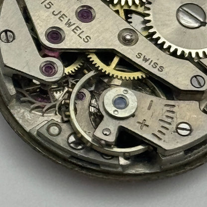 23.6mm AS 1123 1124 Manual Wind 15 Jewels Watch Movement Swiss Vintage PARTS