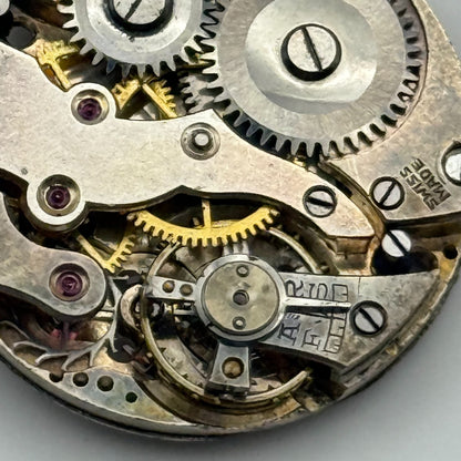 AS A Schild Swiss Watch Movement Manual Wind Vintage Parts Repair Spares 23.5mm