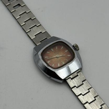 27mm Vintage Cliper 17 Rubis Incabloc Manual Wind Swiss Watch For PARTS REPAIR