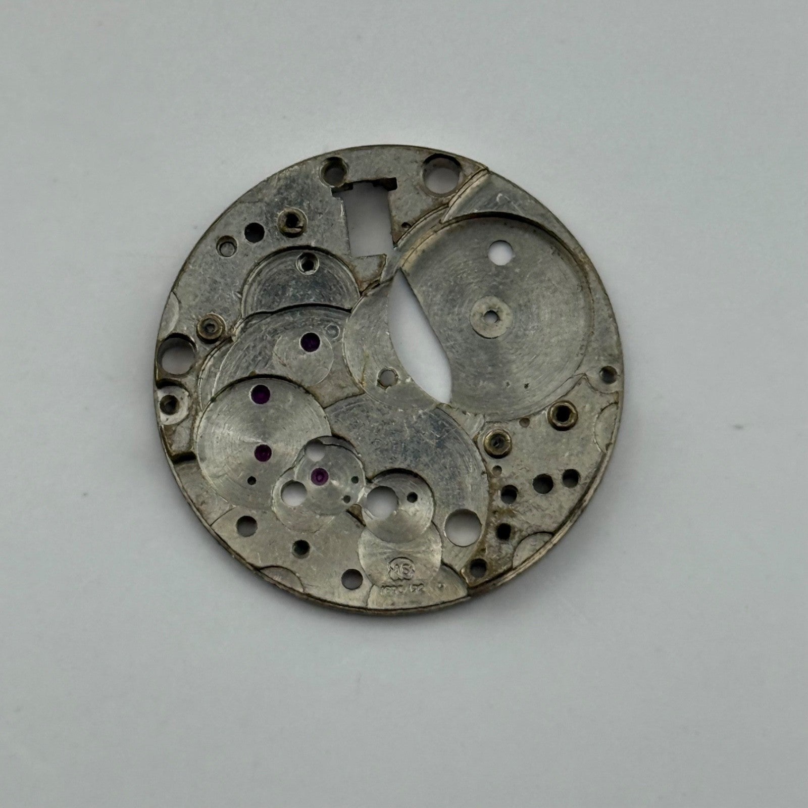 AS 1690/92 Watch Movement Manual Wind Vintage Swiss Incomplete Parts 23.6mm