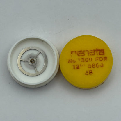 EB 8800 Balance Wheel Complete And Spring 12’’’ 1309 Watch Movement Parts 