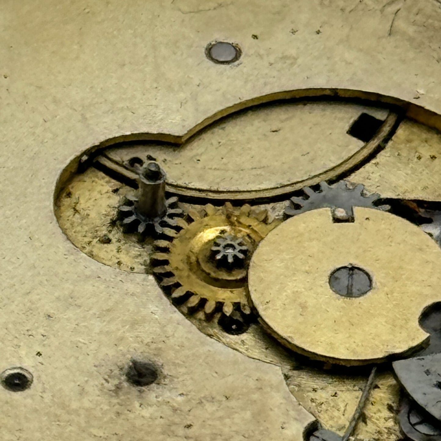 40.6mm Antique Patent 16831 Possible Longines Pocket Watch Movement PARTS SPARES