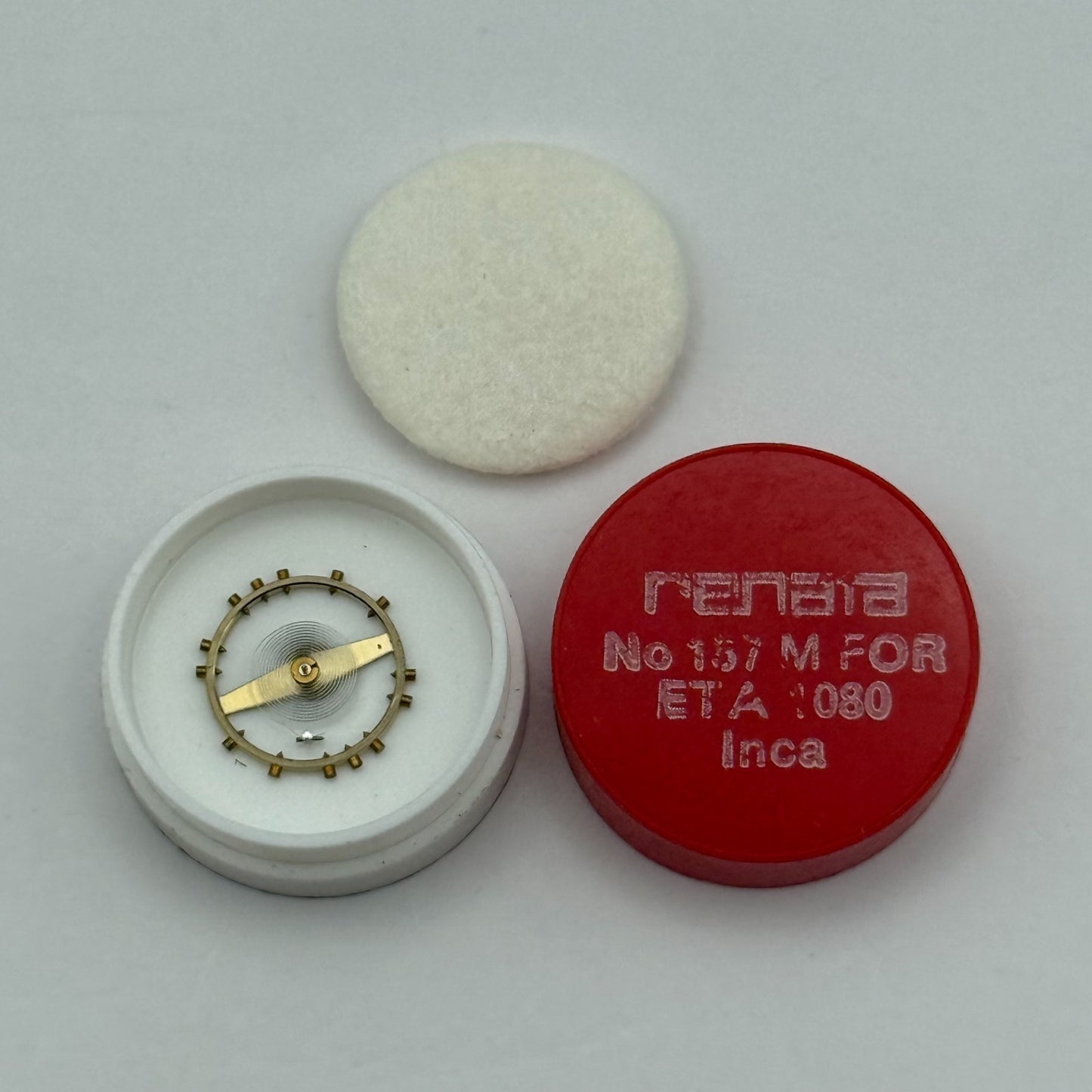 ETA 1080 Balance Wheel Complete And Spring Inca 157 M Watch Movement Parts NOS