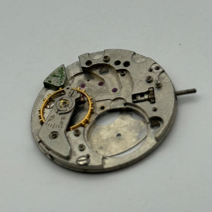 FHF 71 Watch Movement Manual Wind Vintage Swiss Incomplete Parts Repair 25.9mm