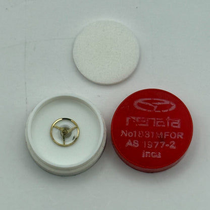 AS 1977-2 Balance Wheel Complete And Spring  1831 M Watch Movement Parts NOS