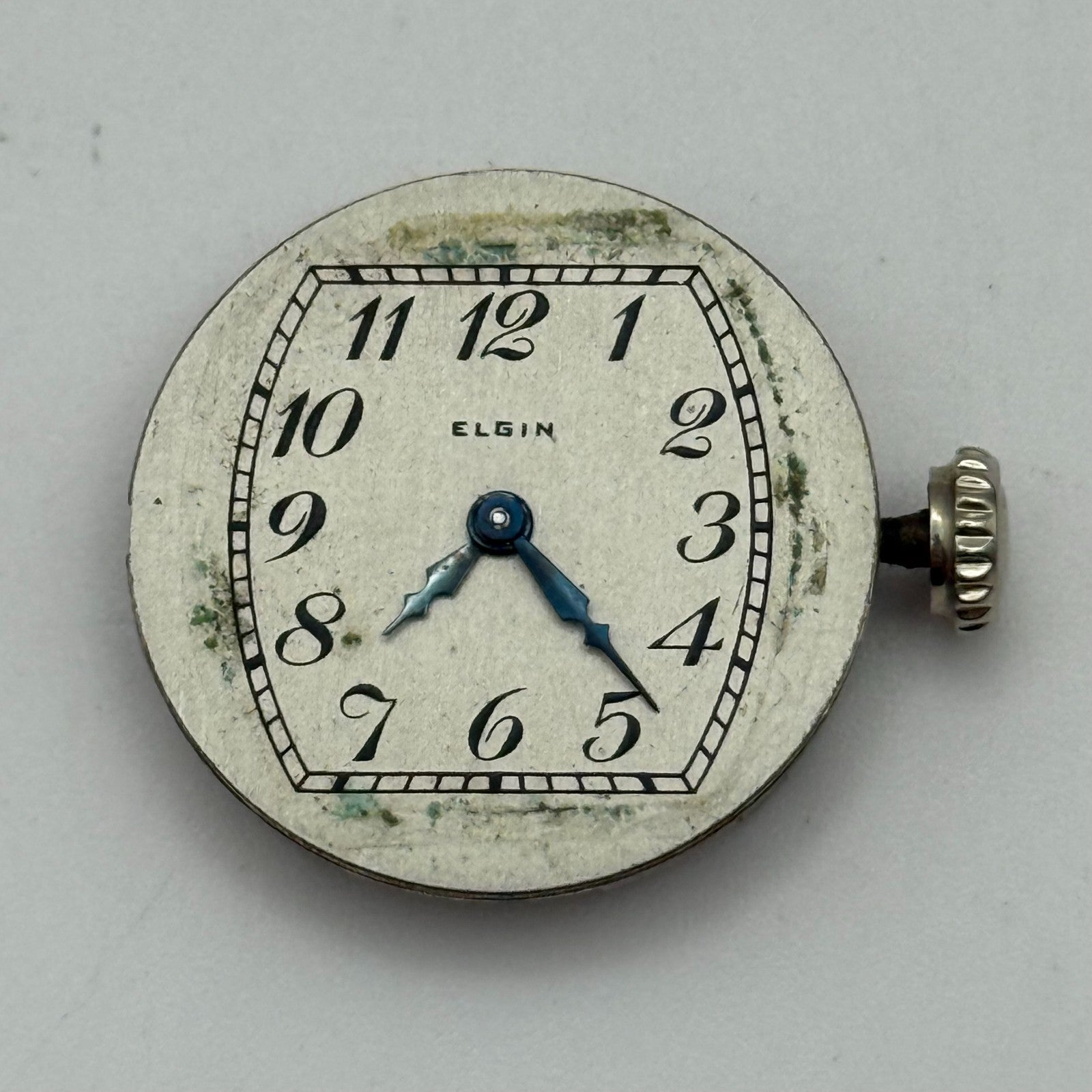 1925 Antique 10/0s Elgin 444 Model 4 American Watch Movement PARTS REPAIR