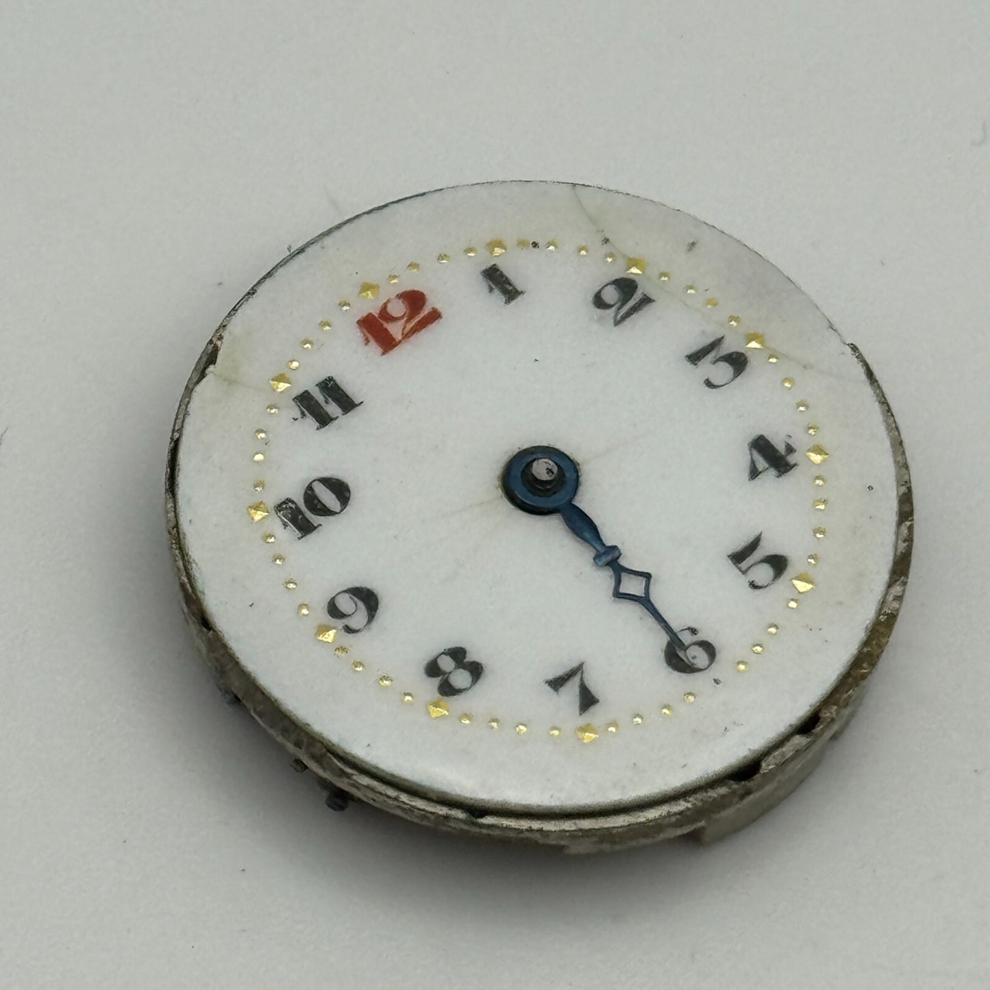 23.7mm 15 Jewels Swiss Trench Watch Movement Manual Wind PARTS SPARES
