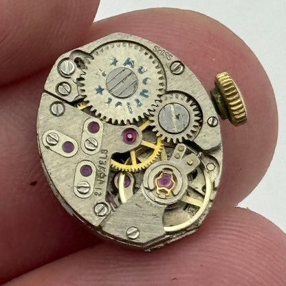 12.9mm Ladies Accurist AS 1977-2 A Schild Manual Wind Swiss Watch Movement PARTS