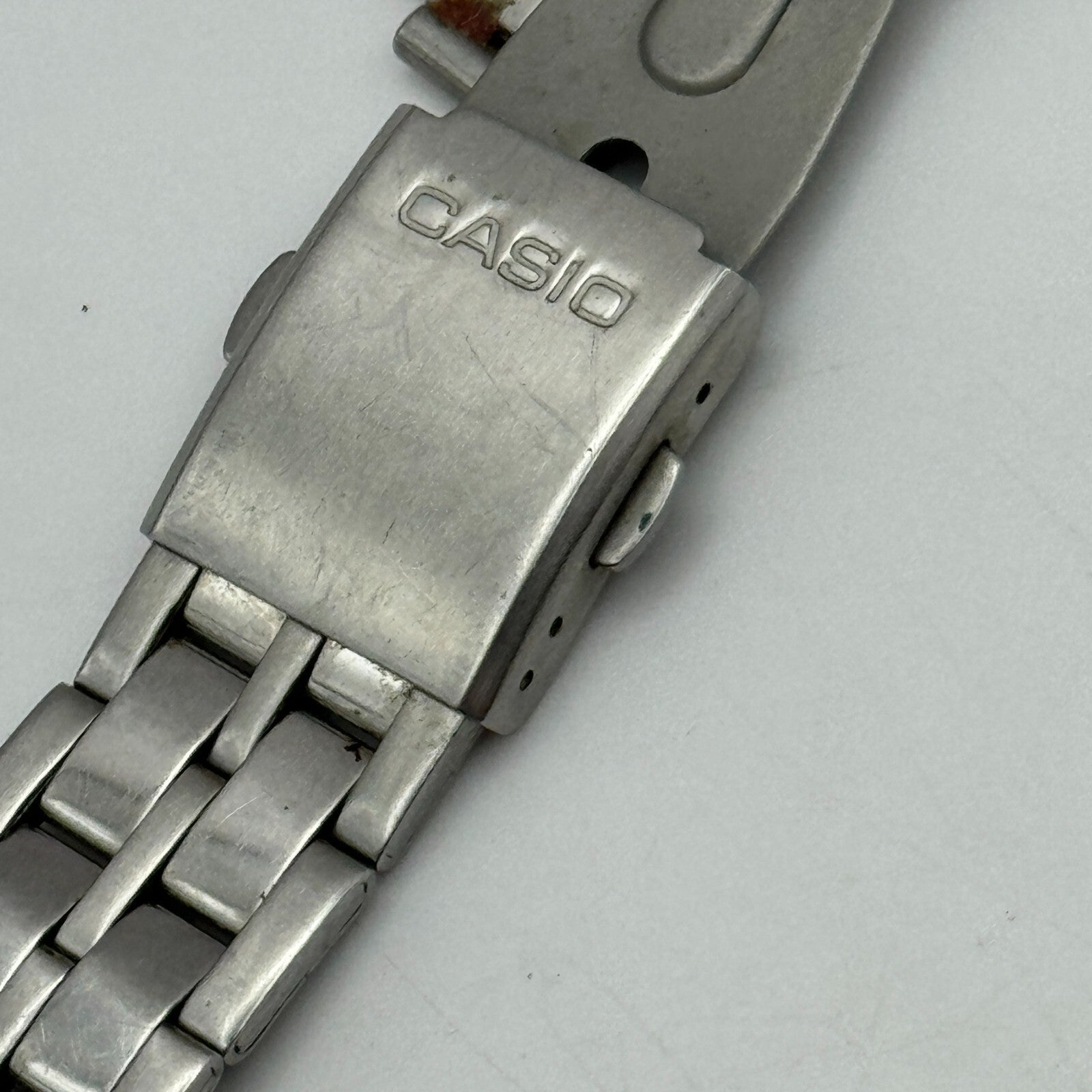 40mm Men’s Working Casio MTP-1243 Water Resist 50M Purple Dial Watch New Battery