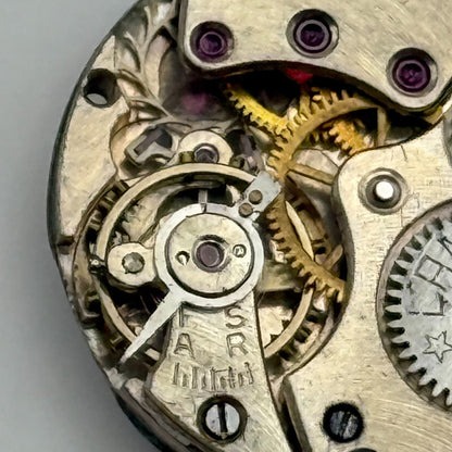 Lanco 15 Rubis Watch Movement Manual Wind Vintage Swiss Parts Repair 19.7mm