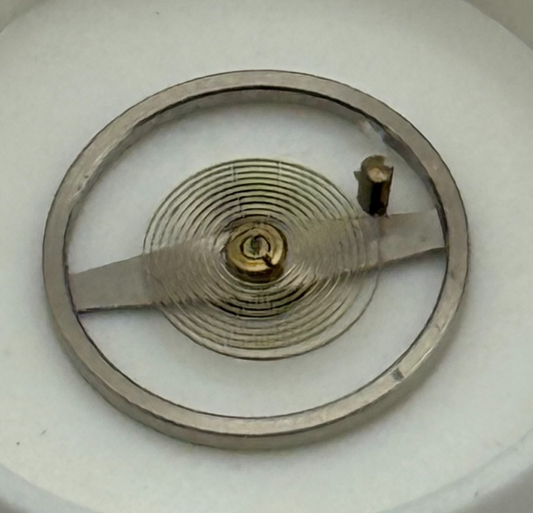 Oris 451 454 Balance Wheel Complete And Spring  333 M Watch Movement Parts NOS