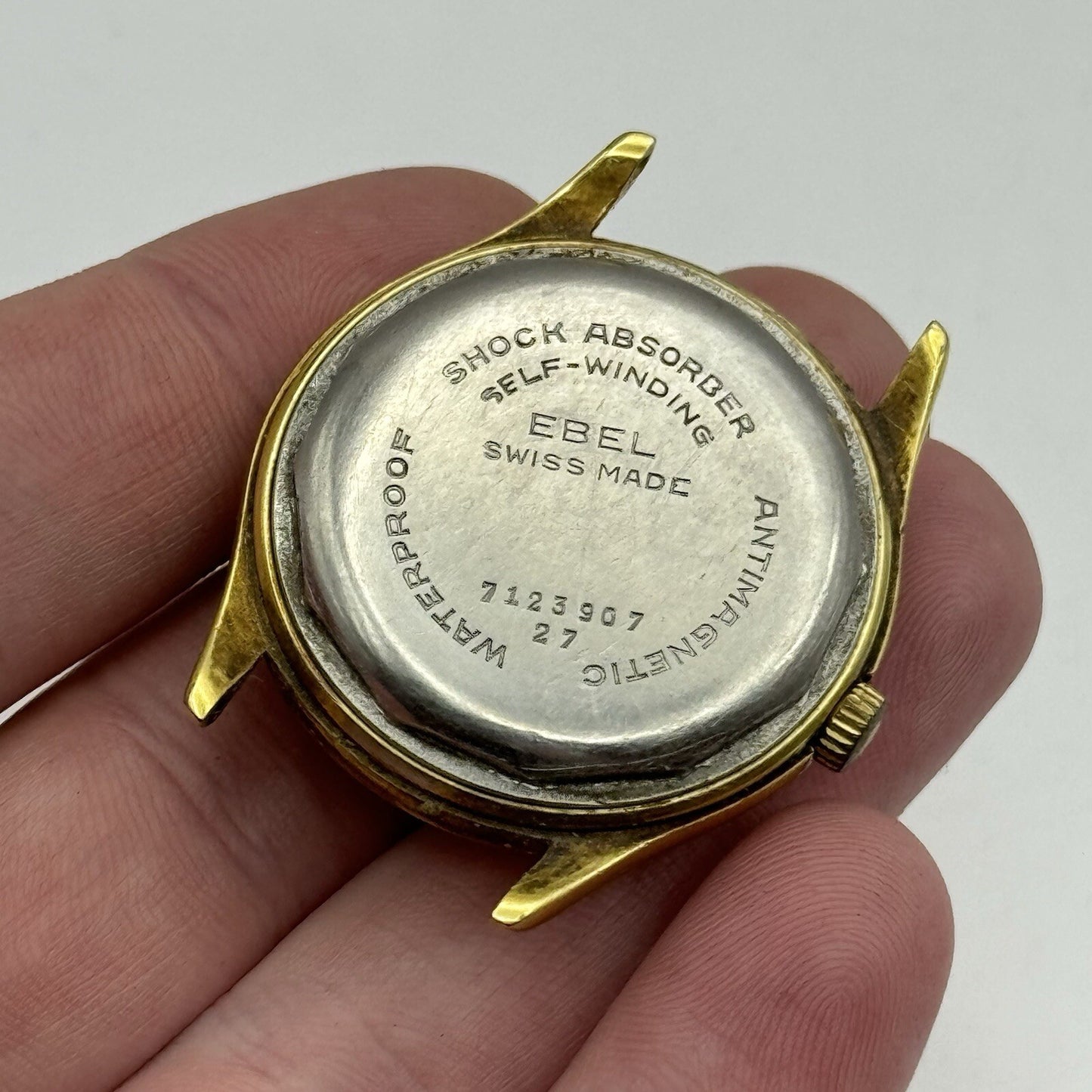 35mm Ebel Cal 123 / 1344 Automatic Bumper Sweep Secs Vintage Watch - TO RESTORE